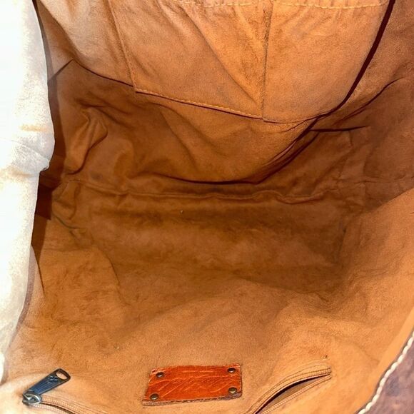 PATRICIA Nash Distressed Leather Tote Benvenuto Chocolate dark chocolate - Picture 8 of 15